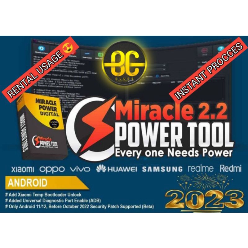 MIRACLE POWER TOOL RENTAL USAGE | SEWA AKUN AKTIV MIRACLE POWER TOOL