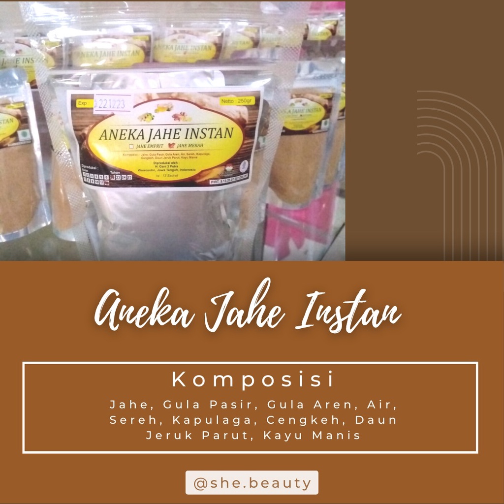 

JAHE MERAH BUBUK INSTAN ANEKA JAHE INSTAN