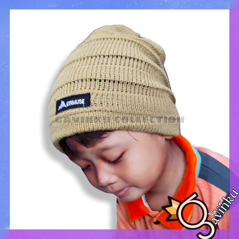 Topi Kupluk Anak Laki Laki Umur 3 4 5 6 7 8 Tahun Tanggung Rajut Knitted Polos Blok Gelombang Musim Dingin Murah Beanie Hat Usia Gaul Keren Model Baru Kekinian Korea Ketu Koplok Topu Kerpus Kuplok Perempuan