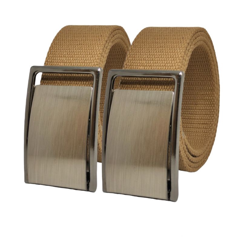 ikat pinggang katun mudel gesper silet polos ikat pinggang