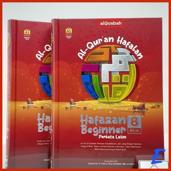 AL QURAN HAFALAN HAFAZAN BEGINNER 8 BLOK PERKATA LATIN AL QOSBAH