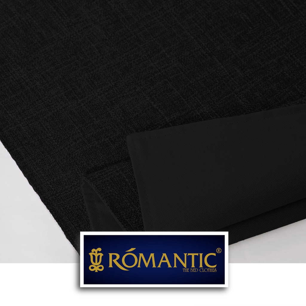 Bed Runner / Selendang kasur Balck by ROMANTIC standard Hotel minimalis