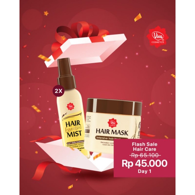 Paket 2 Viva Hair Essential Mist 1 Viva Hair Mask