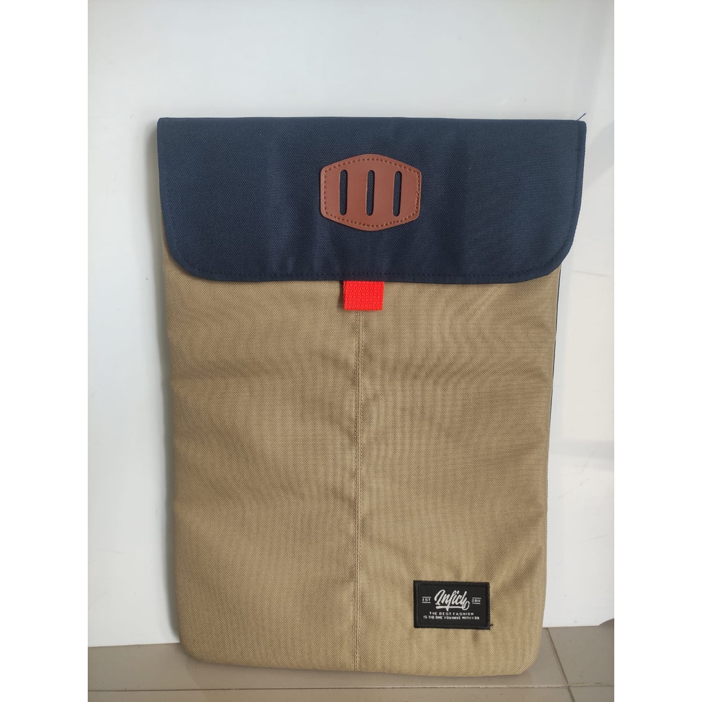 Tas Laptop Sleeve Softcase Laptop IFS921 Khaki Navy