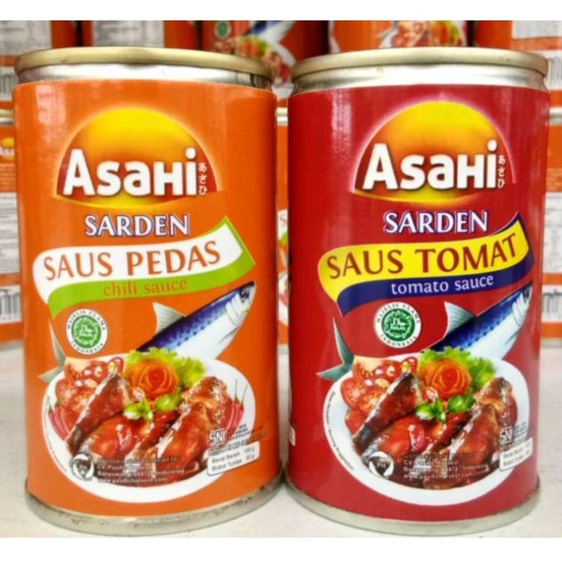 

ASAHI Sarden Saus Pedas, Saus Tomat 155gr