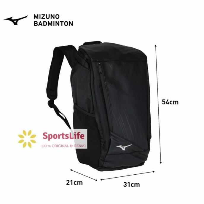 TAS RANSEL BADMINTON MIZUNO BLACK SERIES 2.2 ORIGINAL