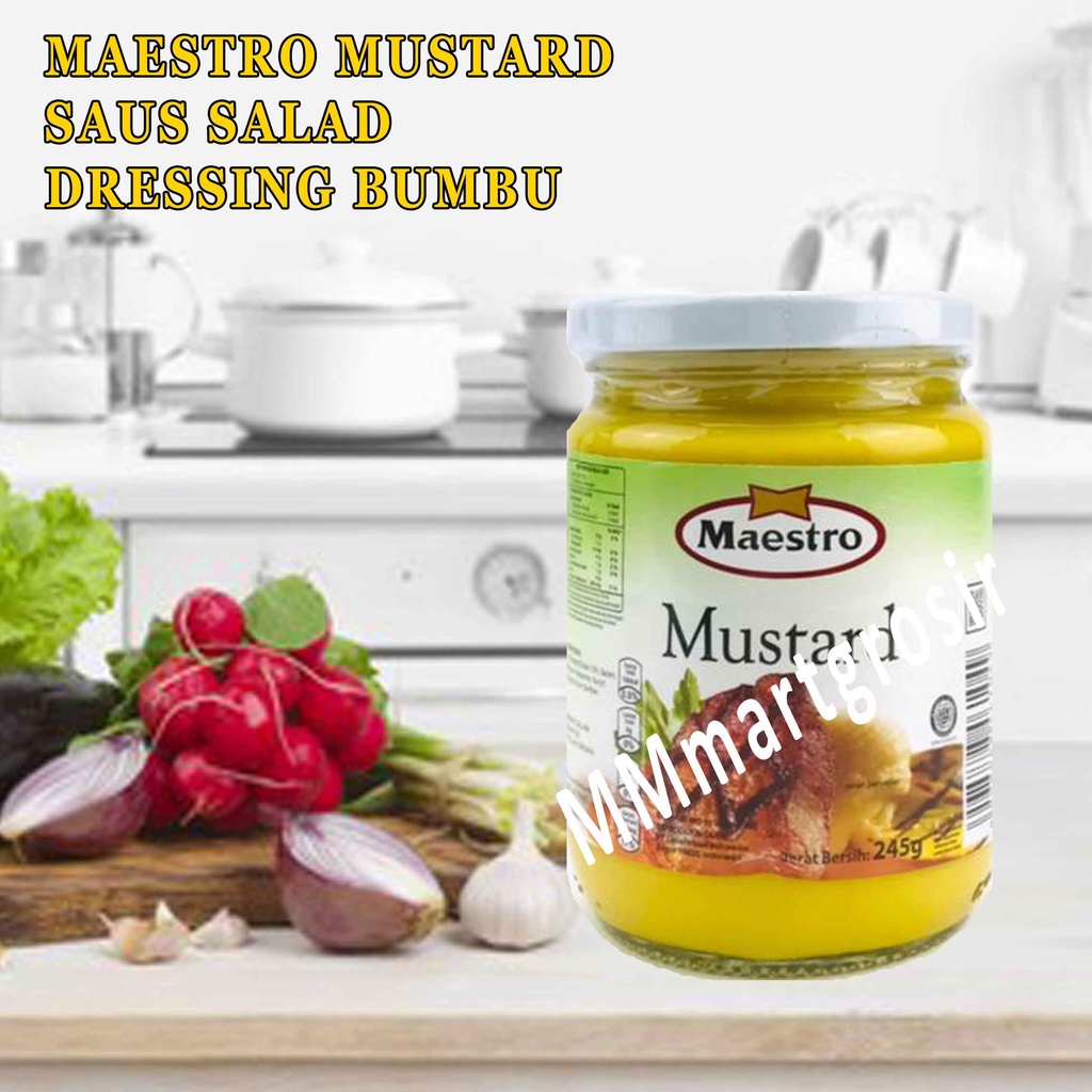 Maestro Mustard/ Saus Salad/ Dressing Bumbu/ 245g