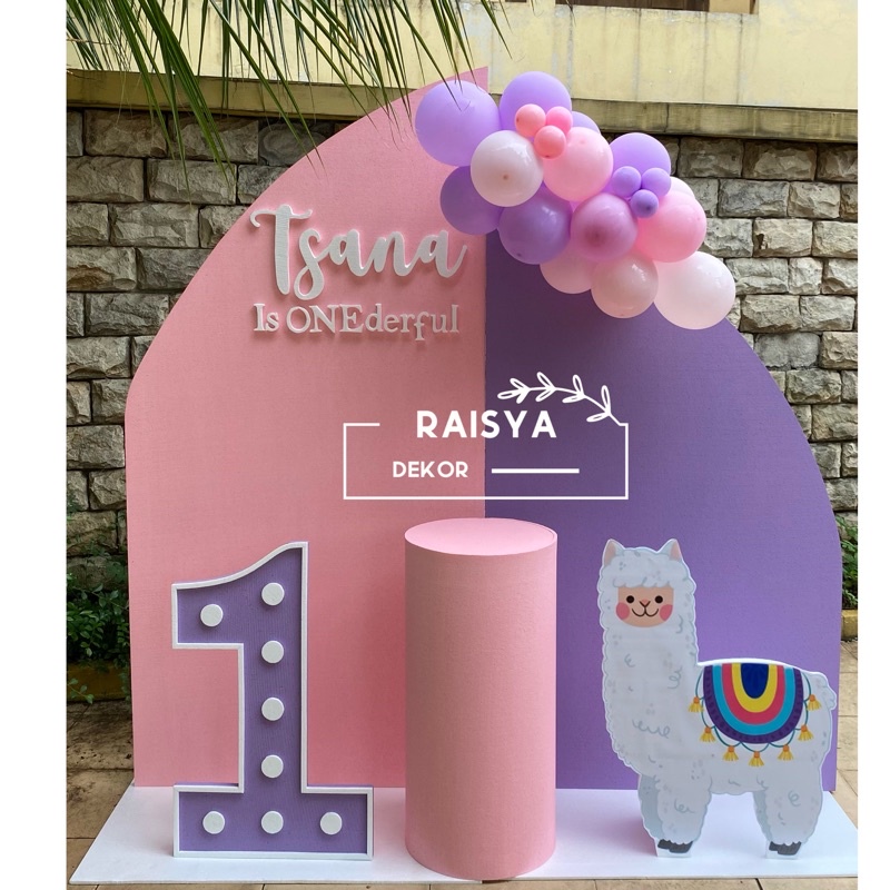 Paket Dekor Ulang Tahun alpaca