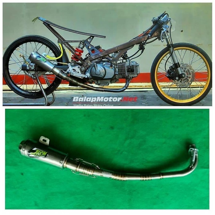 Knalpot Jupiter 130cc 150cc Kapsul JRM Racing Muffler Original  STOK TERBATAS