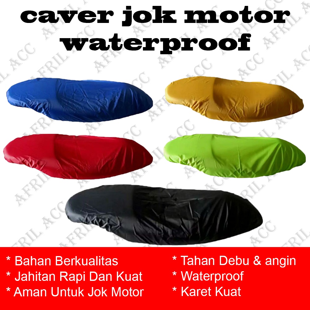 BISA COD Caver Jok Motor waterproof Beat Scoopy Mio Fino Vario 110 Xeon Next Buat Motor Bebek Kecil