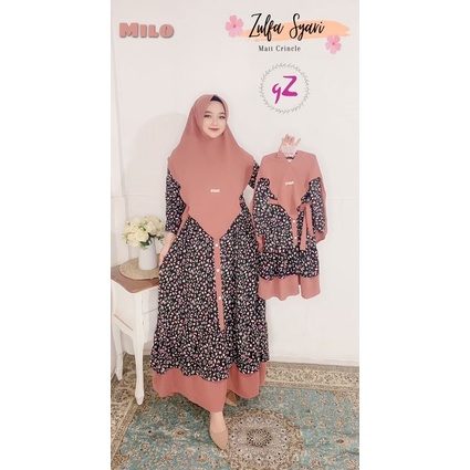 gamis couple gamis bergo couple gamis set bergo ori gwenza