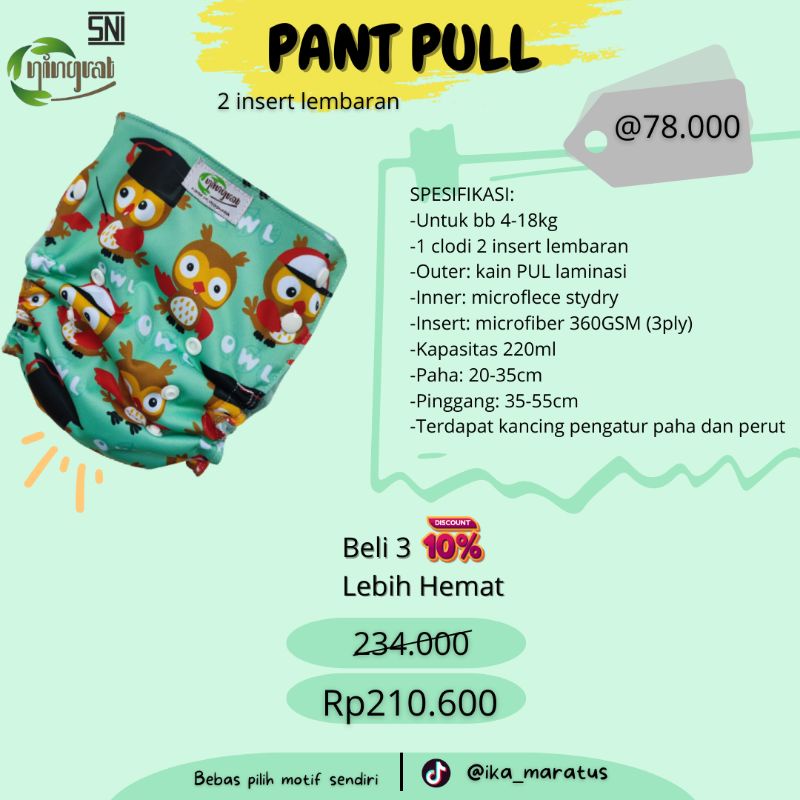 CLODI NINGRAT PANT UP PULL