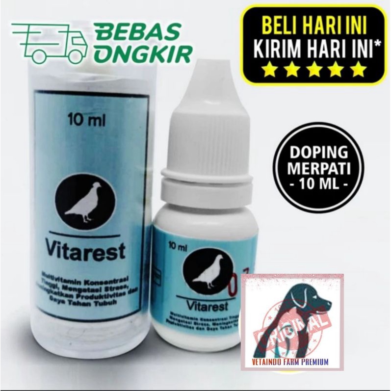 VITAREST MULTIVITAMIN BURUNG MERPATI VITAMIN SUPLEMENT MERPATI DARA