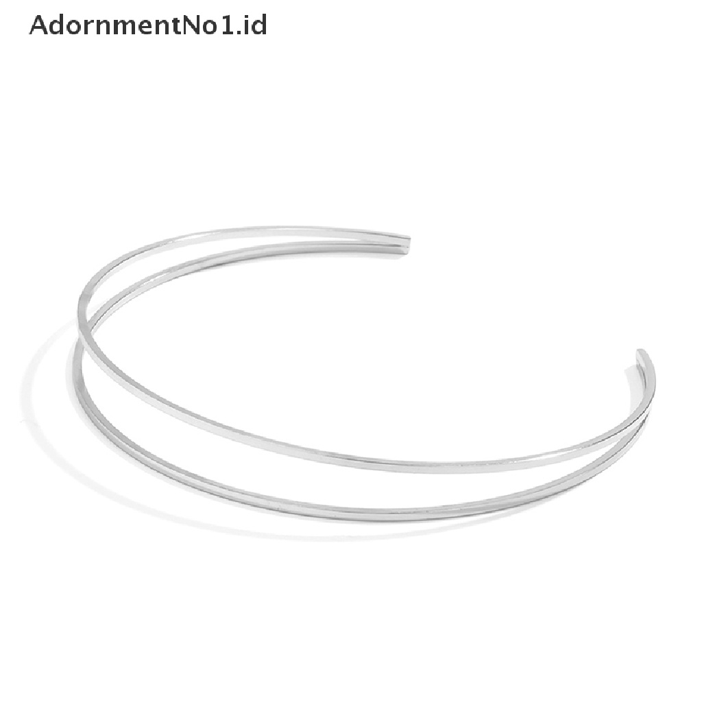 [AdornmentNo1] Punk Armlet Adjustable Upper Arm Cuff Minimalist Bangle Armband Gelang Lengan [ID]