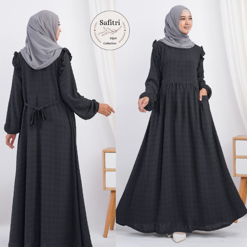 Gamis Crinkle Uragiri Terbaru Ori by Safitri Fashion