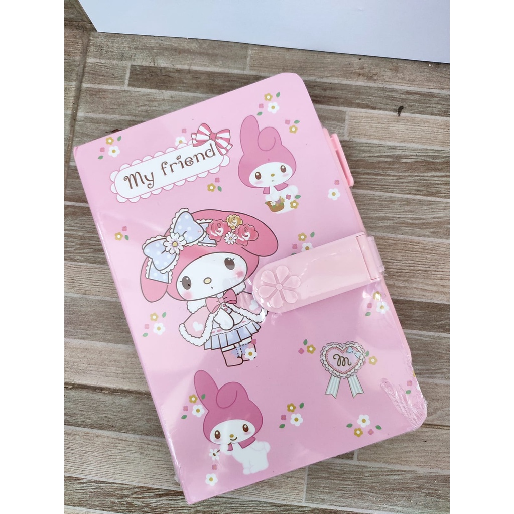 BUKU DIARY DIARI DIARYY KODE KUNCI PULPEN KUROMI DIARY CINNAMOROL NOTEBOOK BUKU DIARY SANRIO SCRAPBOOK HELLOKITTY BUKU DIARI MY MELODY DIARY LUCU BUKU DIARY ANAK @banyak