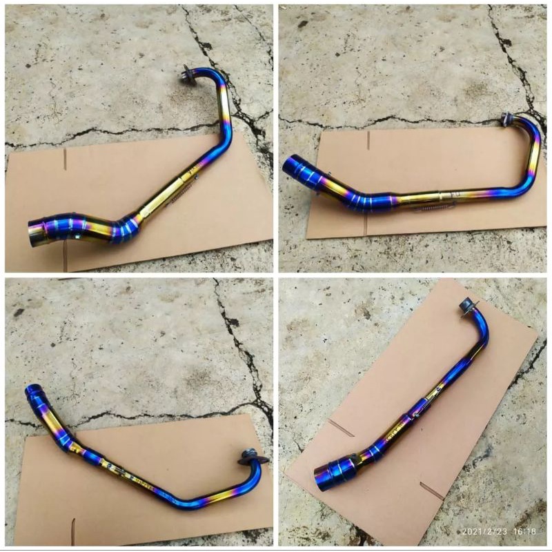 Leheran knalpot bluemoon VIXION,CB150,CBR150,CB150R,R15,FU