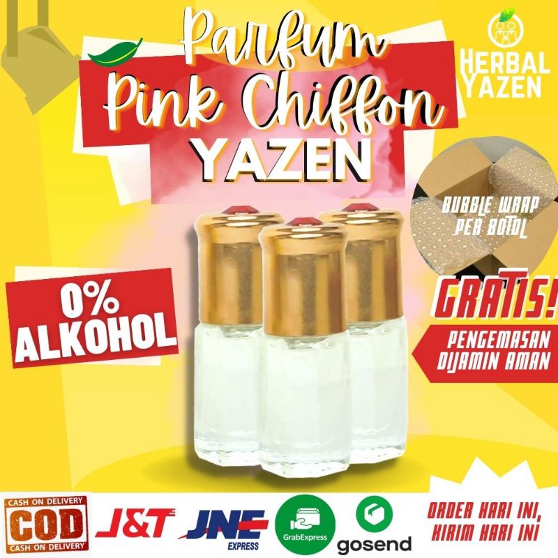 Parfum Aroma PINK CHIFFON Original Non Alkohol 3ml 6ml 12ml Parfum Original Bibit Parfum Murni PINK 