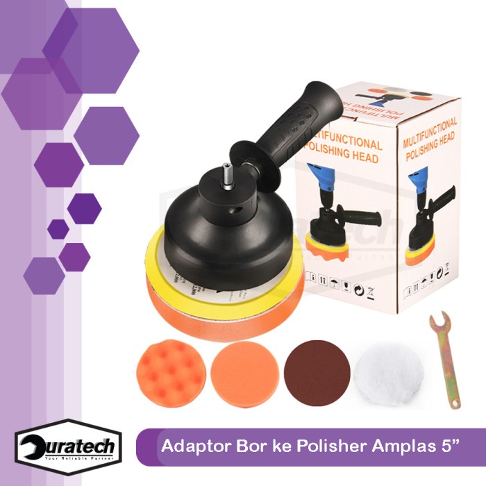 Adapter Mesin Bor Ke Polisher Poles Amplas - Adaptor Polisher 5 Inch