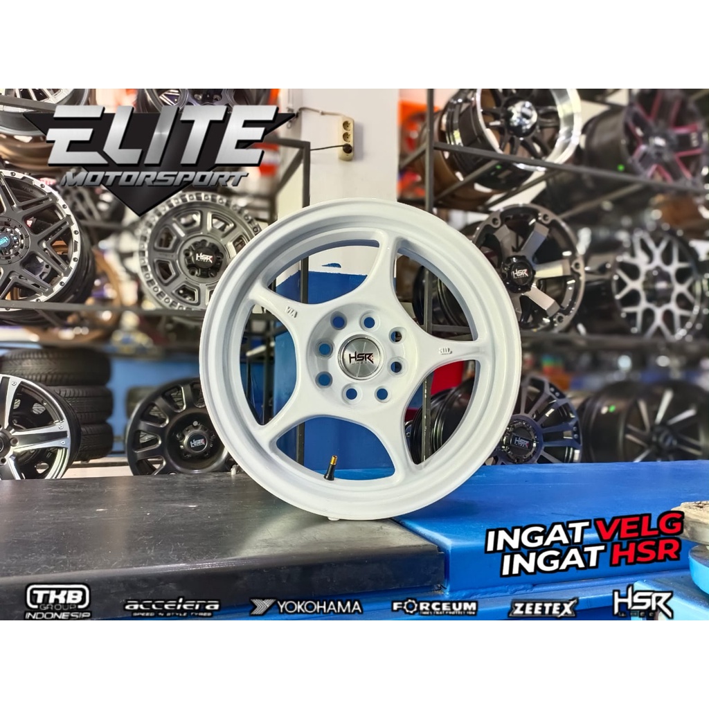 Velg Mobil Brio Agya Sirion Ring 15 Lebar 6.5 Lubang 4 Velg HSR Sensei