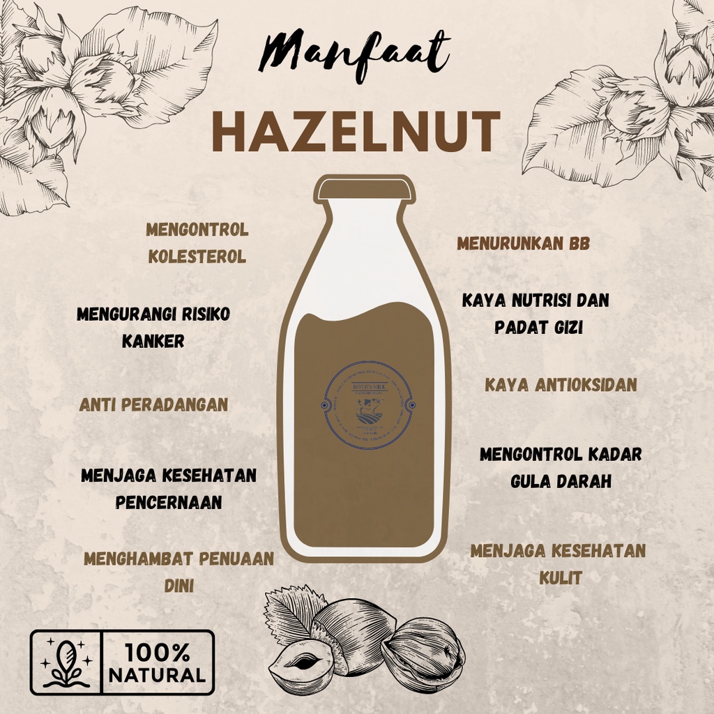 

Rotjes Milk "Classic Hazelnut" GOLD LIMITED EDITION Low Fat Diet Milk Tea