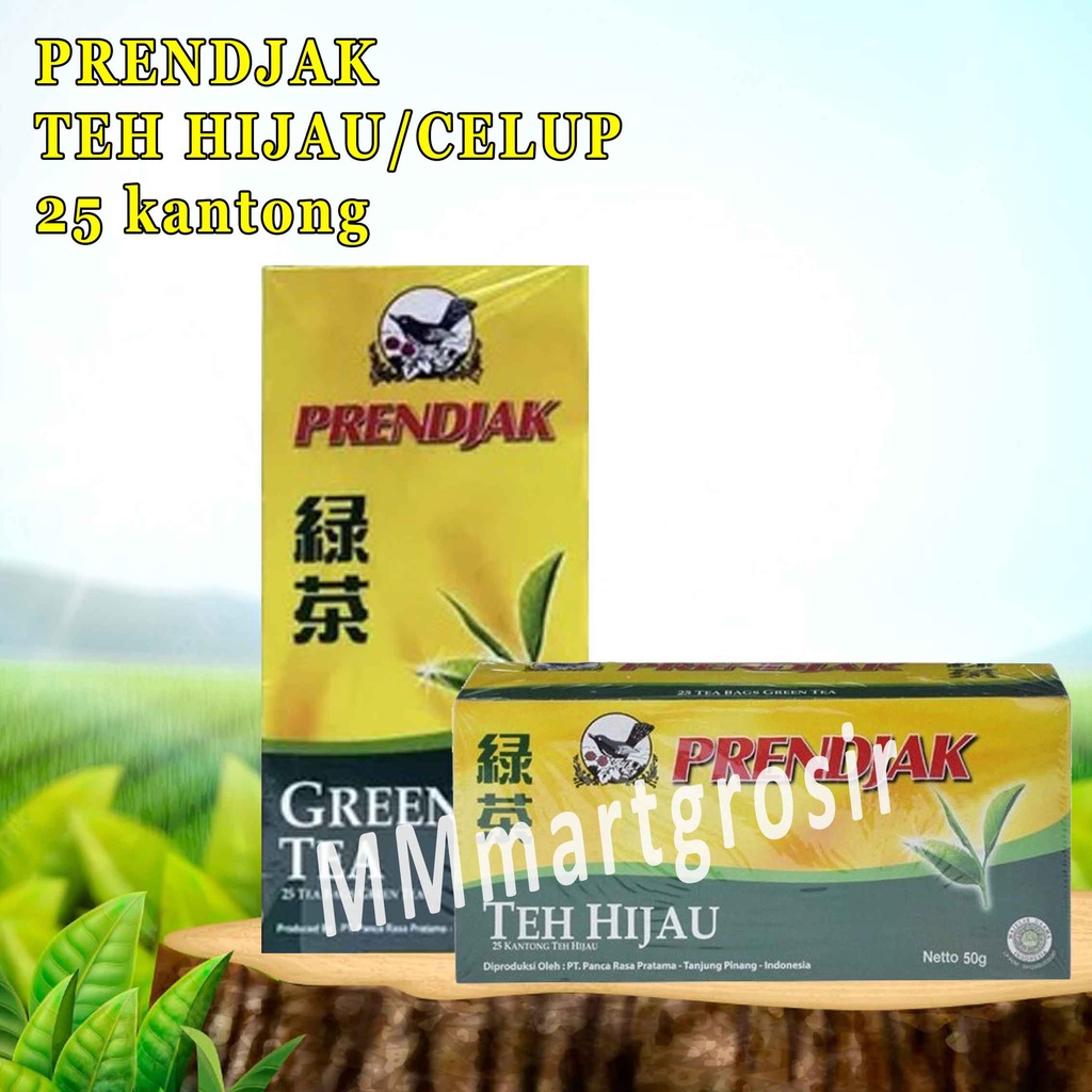 Teh celup / Prendjak / 25 kantong / /teh hijau