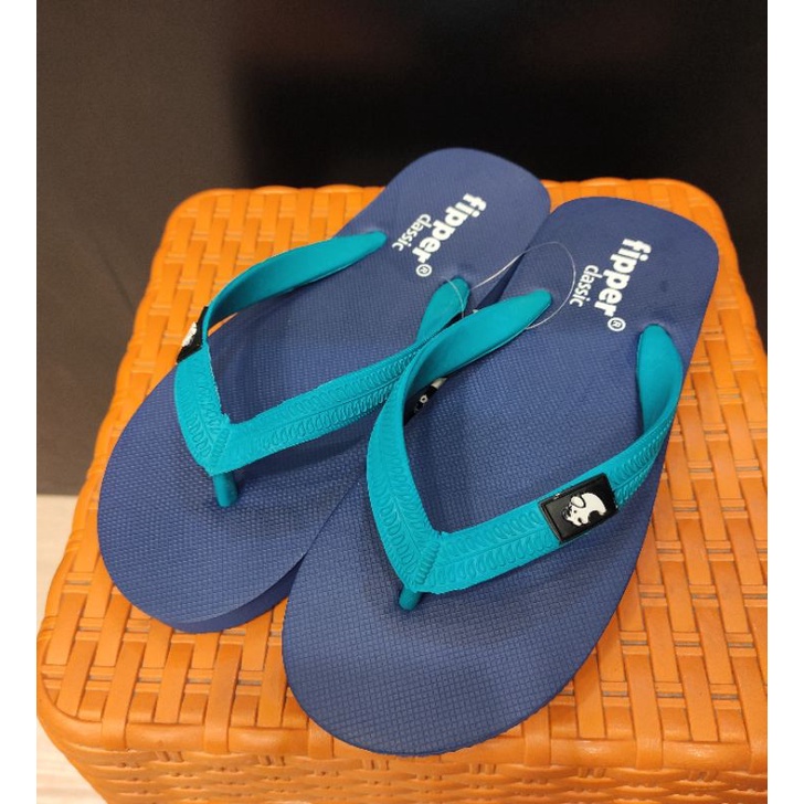 Sandal Fipper Classic Original for Man/Woman-Navy/Green(philips)