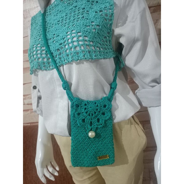 Tas HP Rajut/ Tas Simple , Tas Kecil