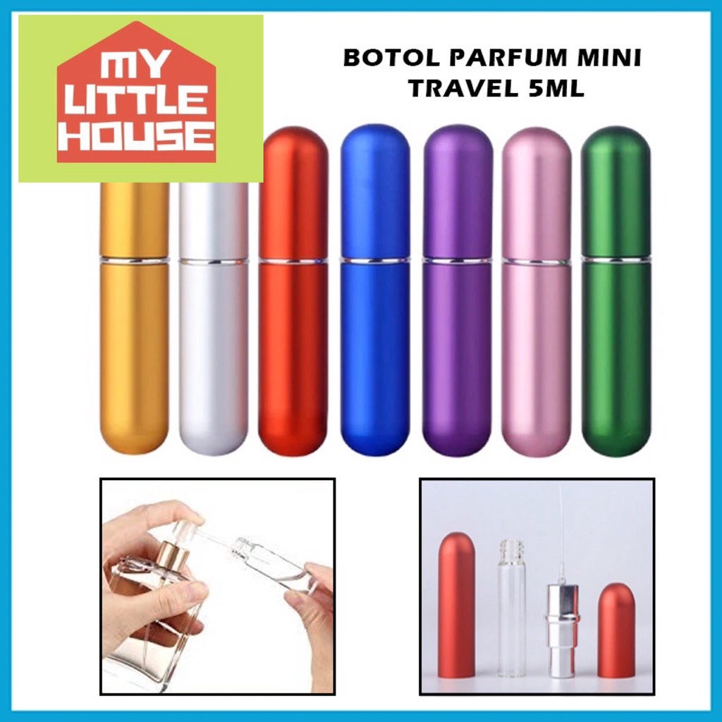 Jual Botol Parfum Mini 5ml Botol Parfum Isi Ulang 5 Ml Botol Parfum ...