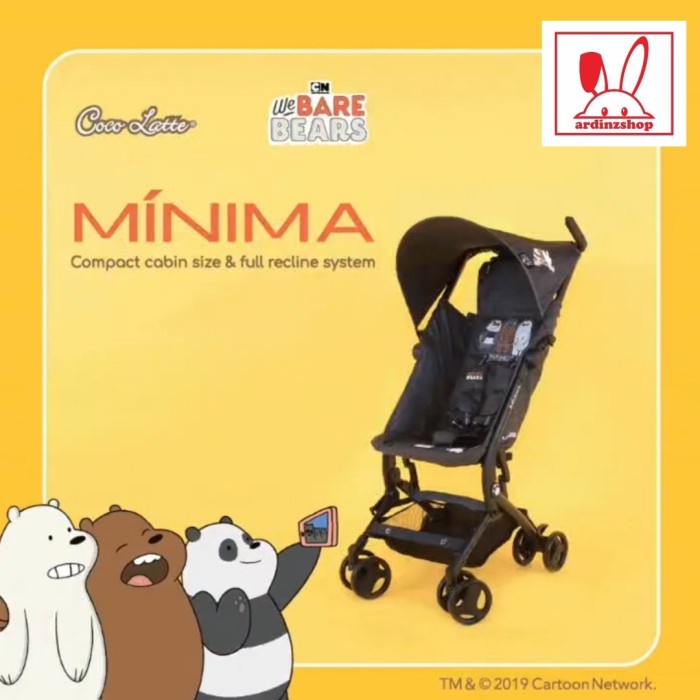 Unik Stroller Cocolatte Minima We Bare Bears Edition Diskon