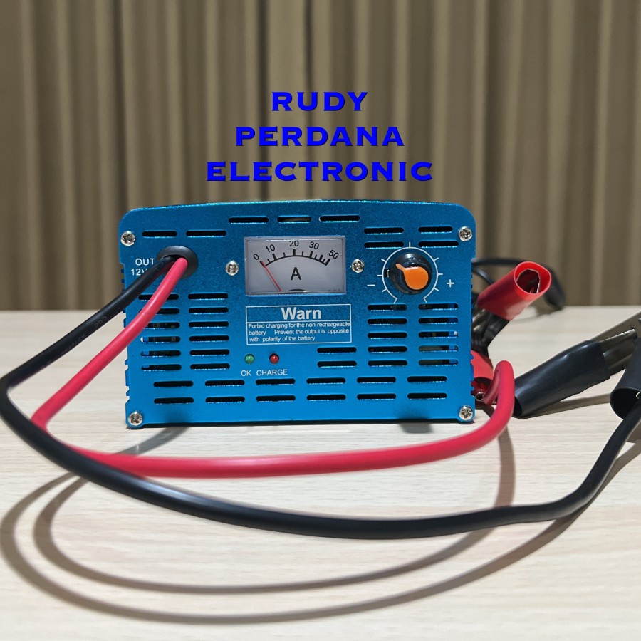 CHARGER AKI DC 12V AC 180-250V 30A 30 AMPERE USAT MA-1230 MOBIL MOTOR