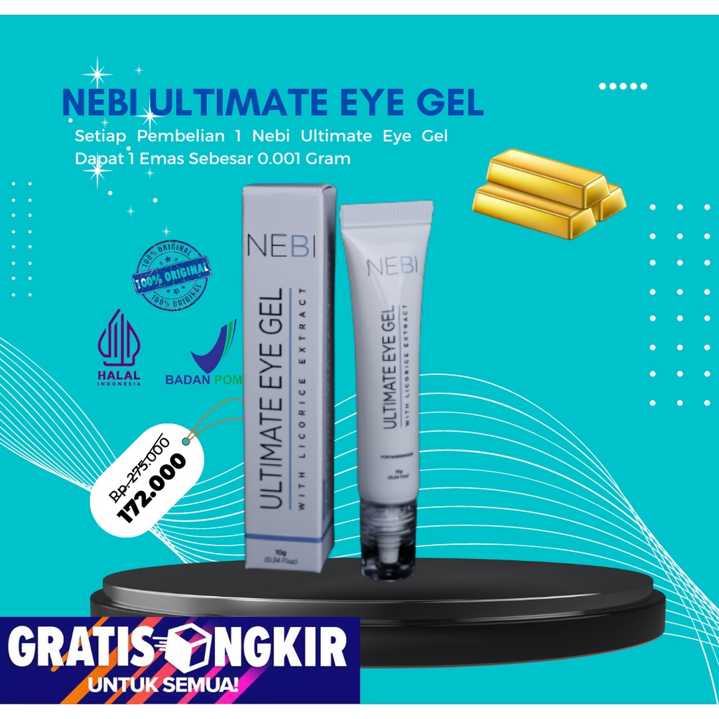 Cream Kantung Mata Ampuh Original Nebi Ultimate Eye Gel BPOM