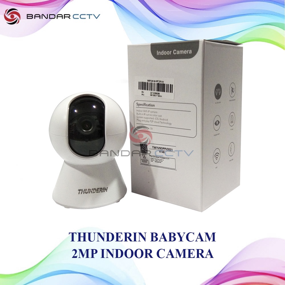 THUNDERIN BABYCAM 2MP INDOOR CAMERA TRUE CCTV WIRELESS