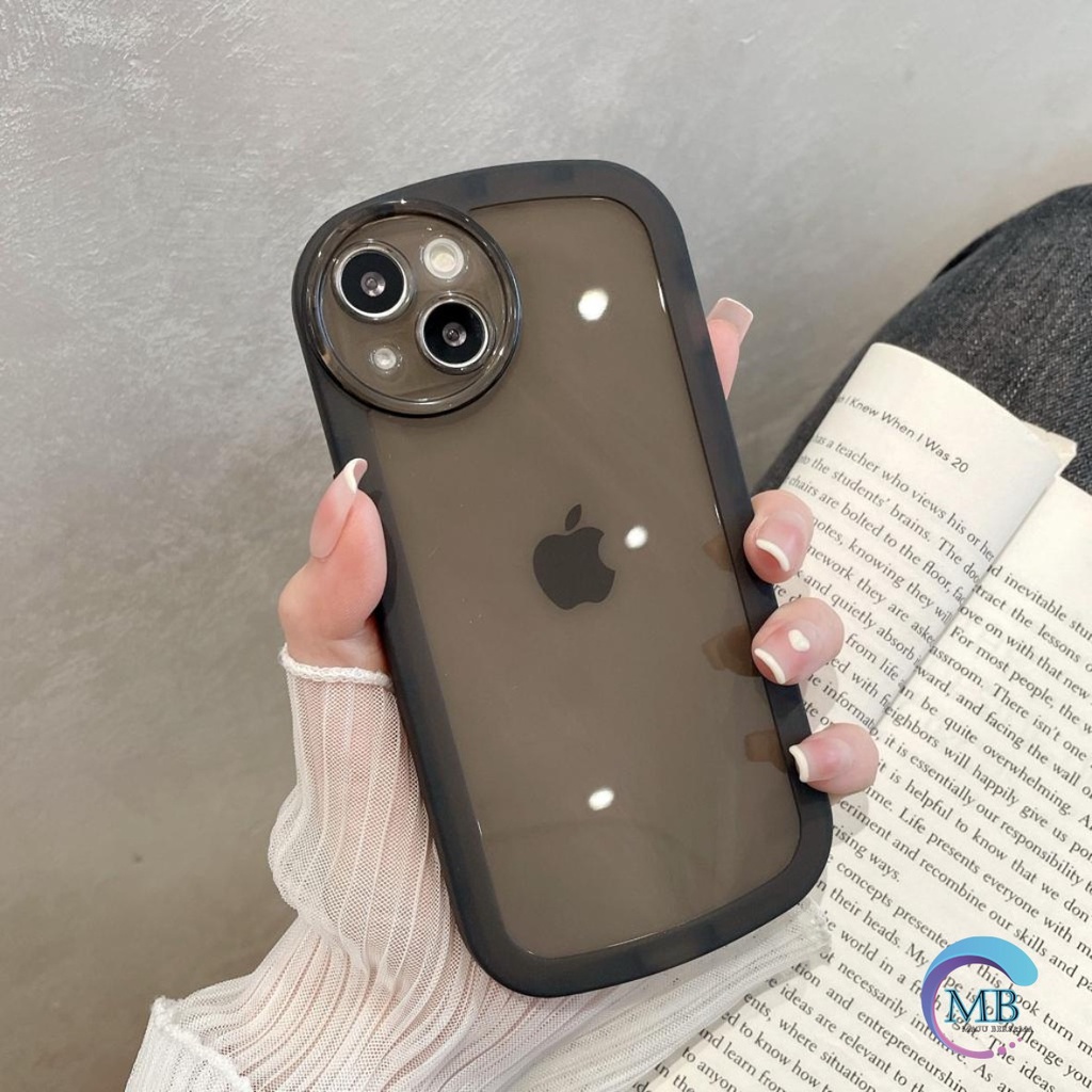 SOFTCASE CLEAR TRANSPARAN HITAM BENTUK OVAL FOR XIAOMI REDMI 6A 8 8A PRO 9 PRIME 9A 9C 10A 9T 10 10C C40 NOTE 8 9 10 10 PRO POCO M3 M4 X3 PRO X3 NFC MB4223