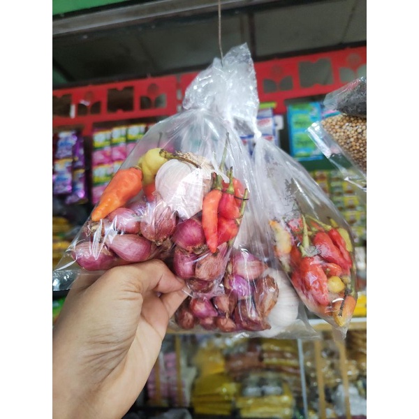 

bumbu dapur 5000 bumbu murah bawang merah bawang putih cabe rawit cabai lombok