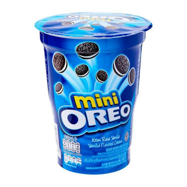 

Mini Oreo Biskuit Rasa Krim Vanila Cup 61.3 gram Ready Stok