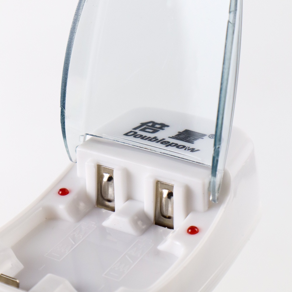 Baterai Charger AAA / AA Doublepow` 2 Slot Battery` Recharger Batre Cas A3 / A2