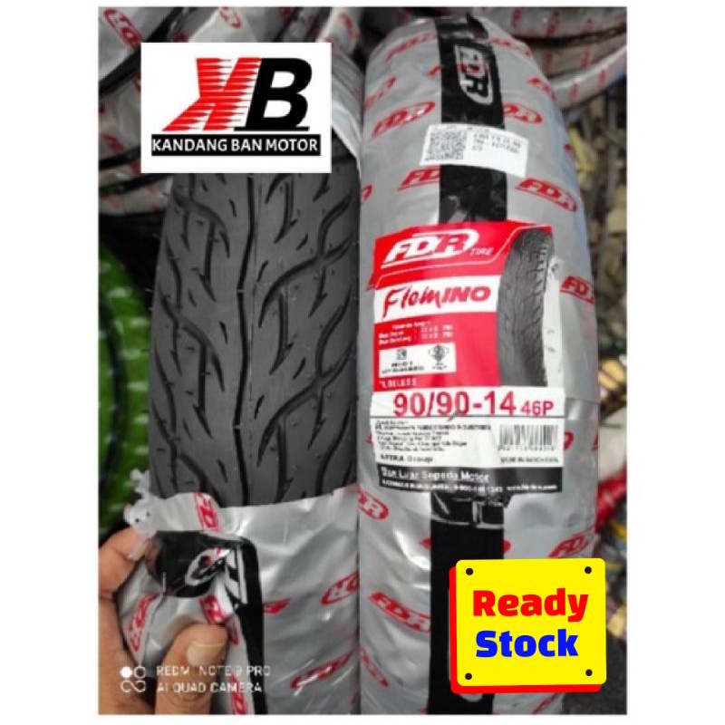 HARGA SPESIAL..BAN TUBLES MATIC FDR FLEMINO 90/90.14 FREE PENTIL FOR ALL MATIC ,BAN BARU 100% ORIGINAL