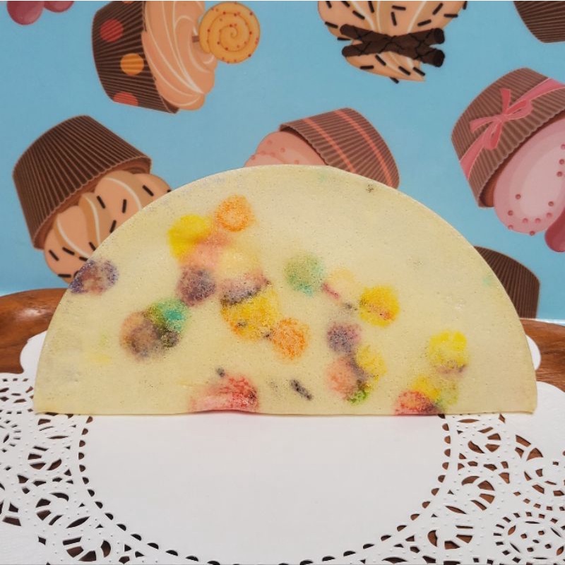 

KUE LEKER CHOCOCHIP DAN MESES ISI 8 LEKKER CREPES