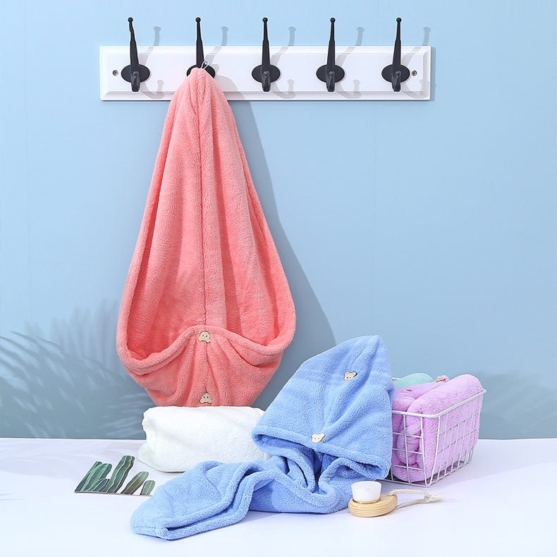 HANDUK KERAMAS PENGERING RAMBUT KEPALA MICROFIBER / MAGIC TOWEL