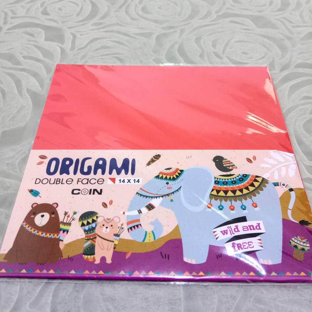 

KERTAS LIPAT / ORIGAMI COIN / KERAS ORIGAMI UKURAN 14 X 14