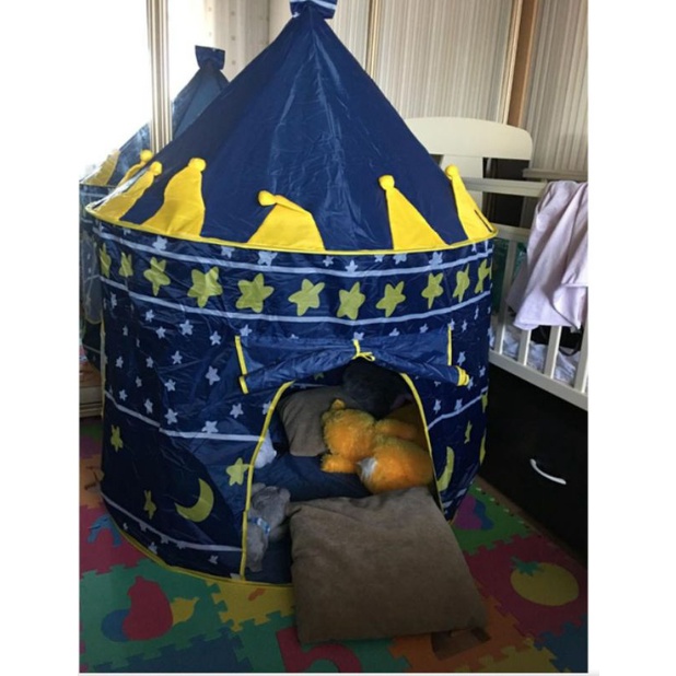 Tenda Bermain Anak Perempuan Laki-laki Model Castle Kids Portable Tent