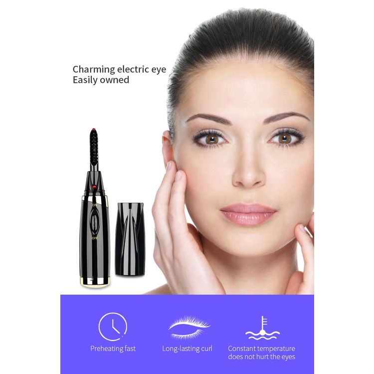 Eyecurl Alat Pelentik Bulu Mata Electric Eyelash Curler - D1801