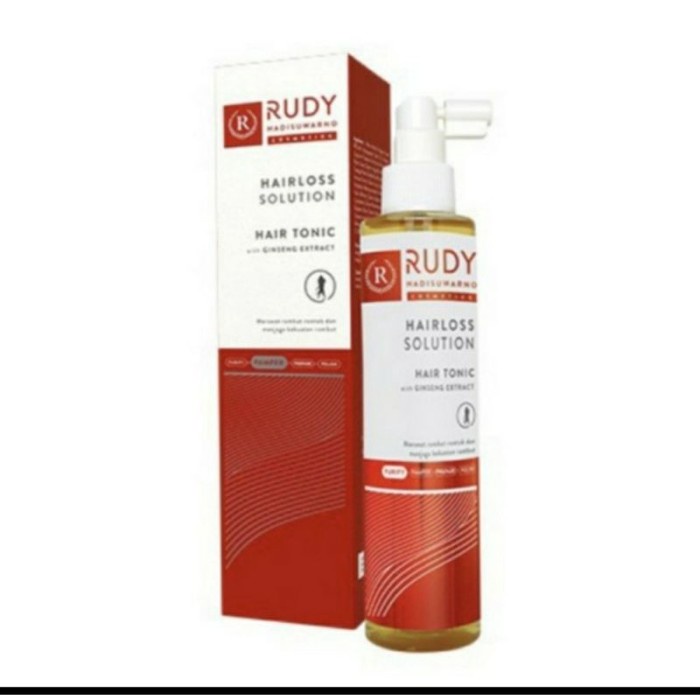 Rudy Hadisuwarno Hair Tonic Ginseng Plus Phytantriol Merah