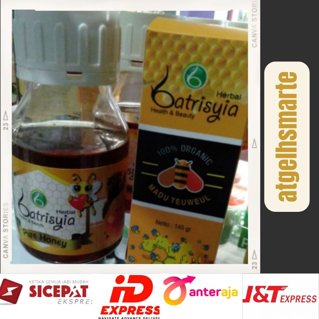 

TERBARU Madu Murni Batrisyia Herbal Pure Honey 250 gr / Pure Honey Batrisyia Herbal / Madu Murni / Madu Herbal / Bisa Cod | Batrisyia Pure Honey - Madu Murni Herbal Alami Madu Asli Alami