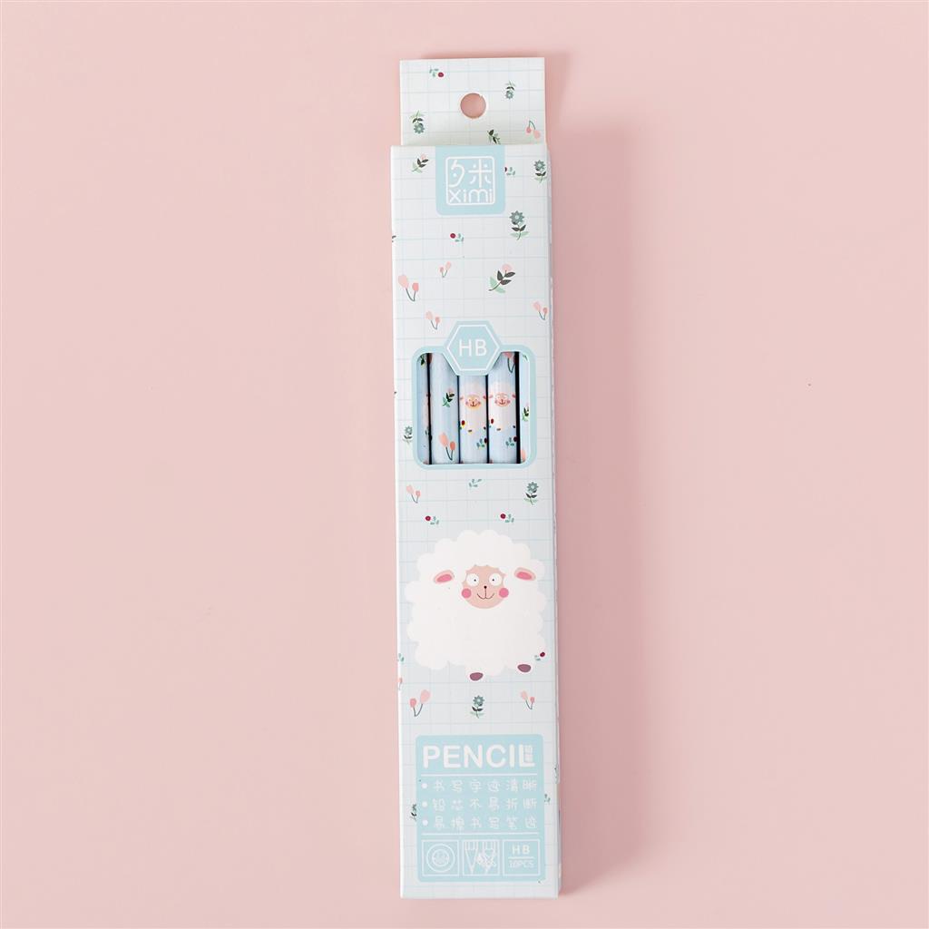 [MTOYS] 6PCS / SET PENSIL TULIS MOTIF + PENGHAPUS / PENSIL SET LUCU - JT0007