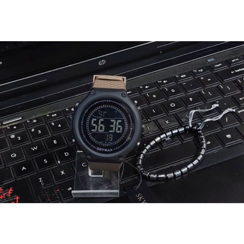 OJam Tangan Pria Skymax Original Anti Air Standart Militer Waterproof Anti