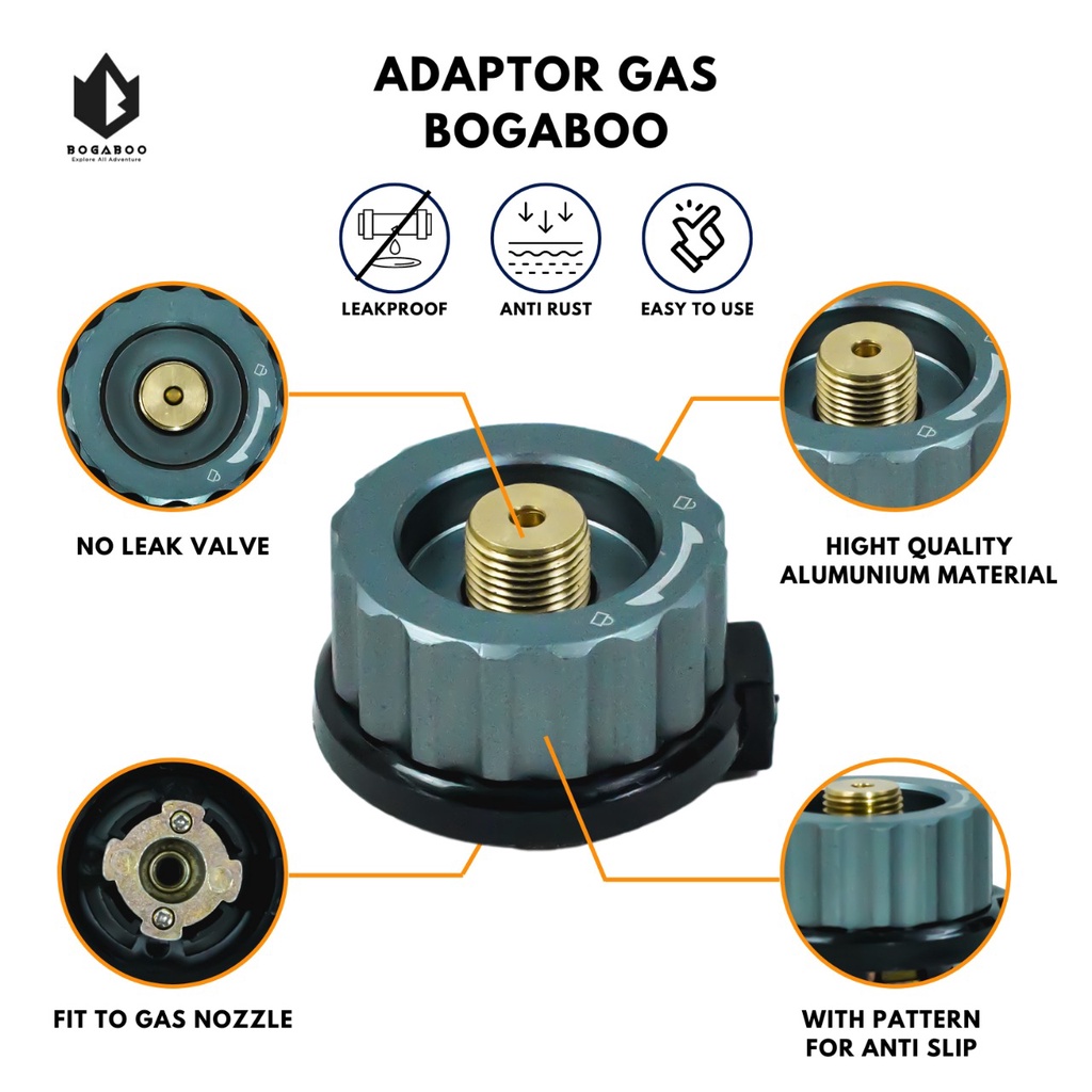 Bisa [COD] Adaptor Penghubung Tabung gas / adaptor kompor gas /Adaptor Bulet