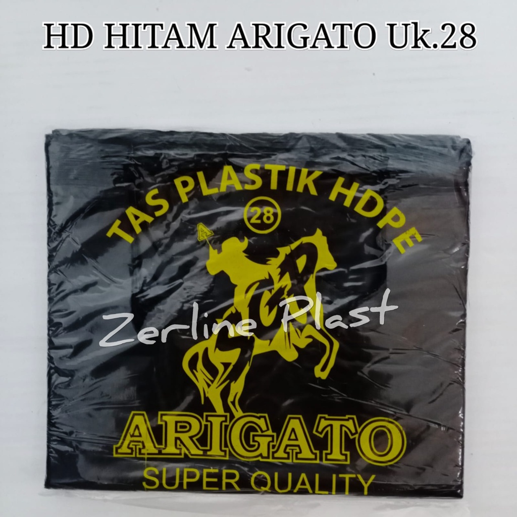 Kantong Plastik HITAM ARIGATO (TEBAL)