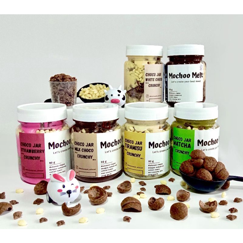 

Choco Jar Mochoo Melt | Coklat Lumer dengan Crispy Mix | Mood Chocolate Melting | Coklat Jar